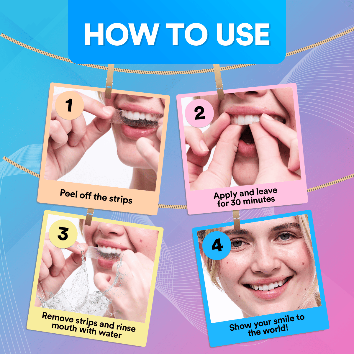 Teeth Whitening Strips (14 Treatments) DP8