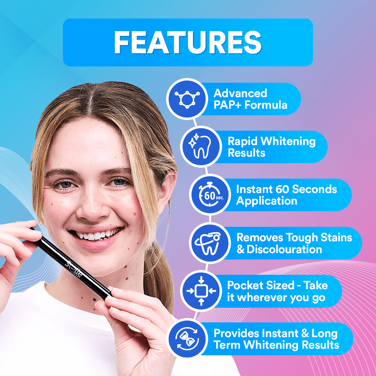Instant Teeth Whitening Pen